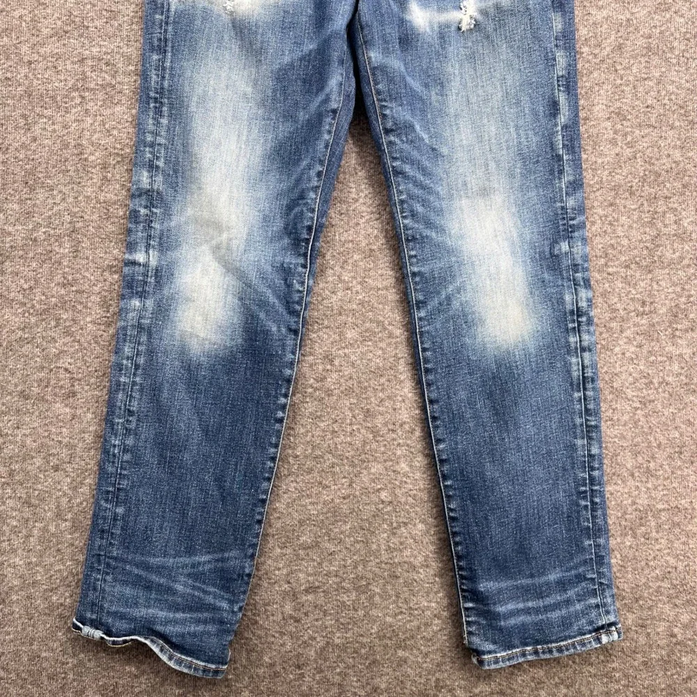 American Eagle Mens Original Straight Airflex+ Medium Wash Blue Denim Jeans